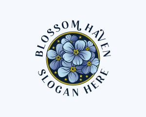 Alaska Botanical Flower logo design