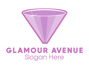 Purple Diamond Sparkle logo