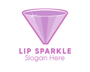 Purple Diamond Sparkle logo design