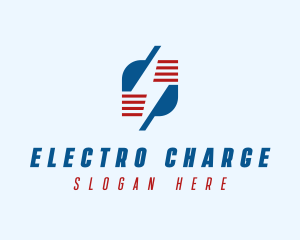 Lightning Bolt Electricity logo design