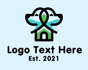 Symmetrical Dog House logo