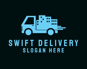 City Truck Delivery logo design