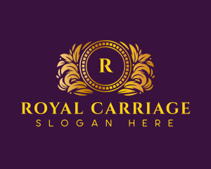 Luxury Ornamental Wreath logo design