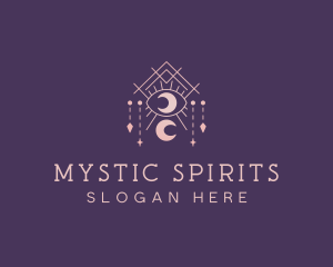 Mystic Bohemian Eye logo design