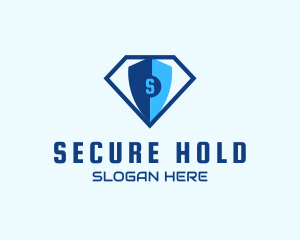 Diamond Tech Shield Security logo design