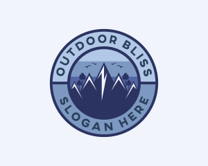 Mountain Adventure Trekking  logo design