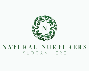 Nature Wellness Salon logo design