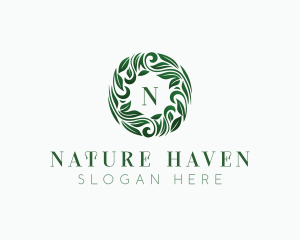 Nature Wellness Salon logo design