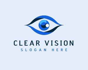 Blue Shiny Eye Lens logo