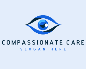 Blue Shiny Eye Lens logo