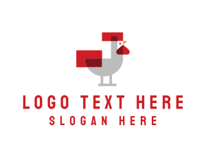 Pixel Rooster Poultry logo