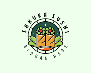 Culinary Sushi Dining logo design