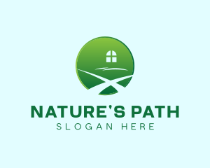 Window Path Real Estate logo design