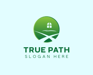 Window Path Real Estate logo design