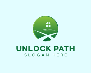 Window Path Real Estate logo design