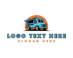 Food Truck Vehicle logo