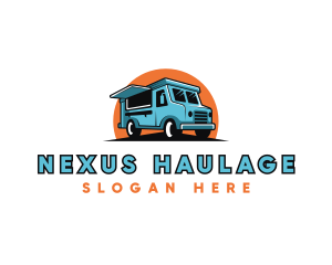 Food Truck Vehicle logo design