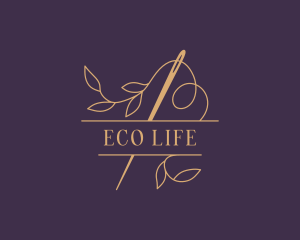 Eco Fashion Dressmaker logo design