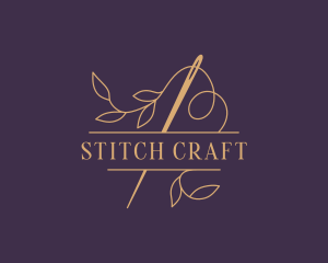 Eco Fashion Dressmaker logo design