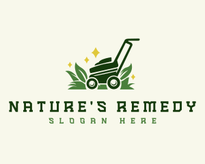 Lawn Mower Garden Logo