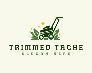 Lawn Mower Garden logo design