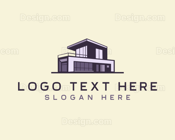 Modern House Architecture Logo