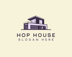 Modern House Architecture logo design