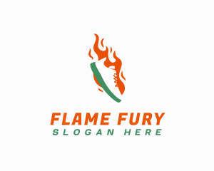 Flame Sneakers Shop logo design