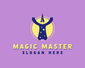  Sorcery Wizard Man logo design