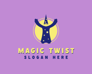  Sorcery Wizard Man logo design