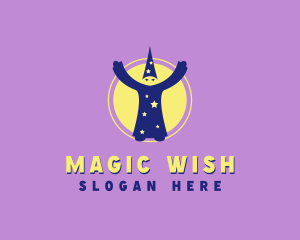  Sorcery Wizard Man logo design