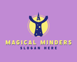  Sorcery Wizard Man logo design