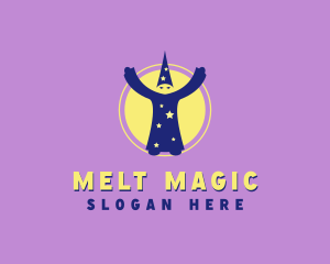  Sorcery Wizard Man logo design