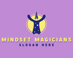  Sorcery Wizard Man logo design