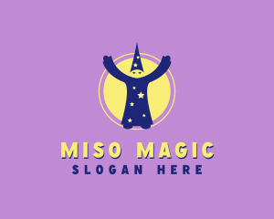  Sorcery Wizard Man logo design