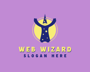  Sorcery Wizard Man logo design