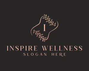 Beauty Wellness Floral logo design