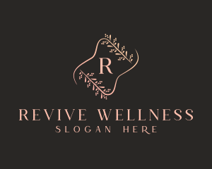 Beauty Wellness Floral logo design