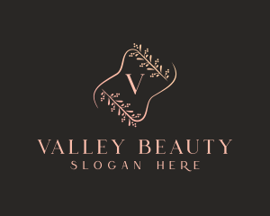 Beauty Wellness Floral logo design