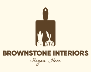 Brown Vegetable Kitchen Board  logo