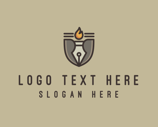 Torch Fountain Pen logo