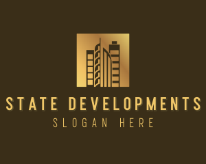 Realty Building Towers Developer logo design