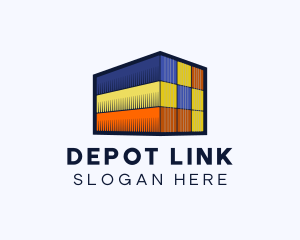 Cargo Imports Container  logo design