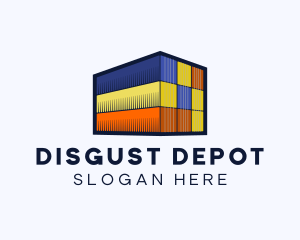 Cargo Imports Container  logo design