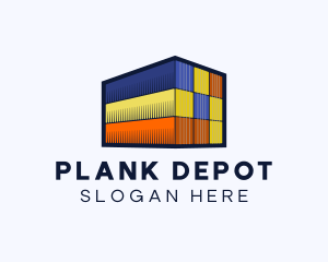 Cargo Imports Container  logo design