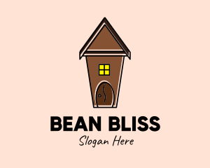 Coffee Bean Realty House logo design