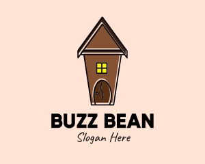 Coffee Bean Realty House logo design