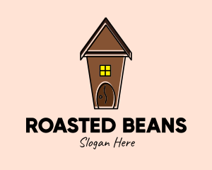 Coffee Bean Realty House logo design