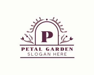 Floral Garden Wedding logo design