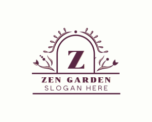 Floral Garden Wedding logo design